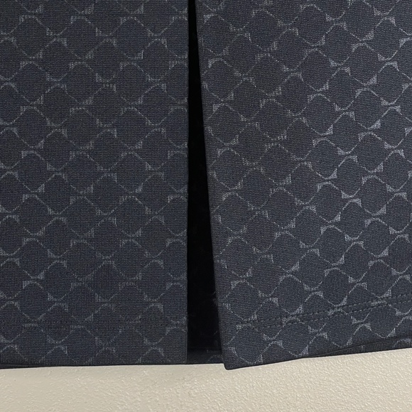 Express Black Lattice Print Mini Skirt - Picture 8 of 13